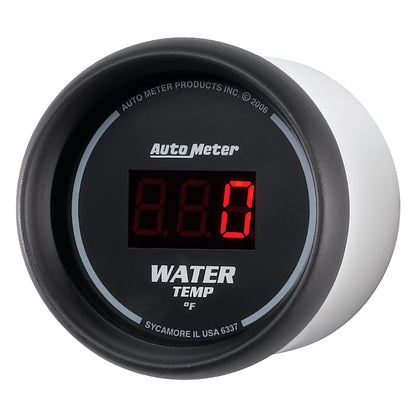 AutoMeter Black 0-300 F Digital Water Temp Gauge (6337)
