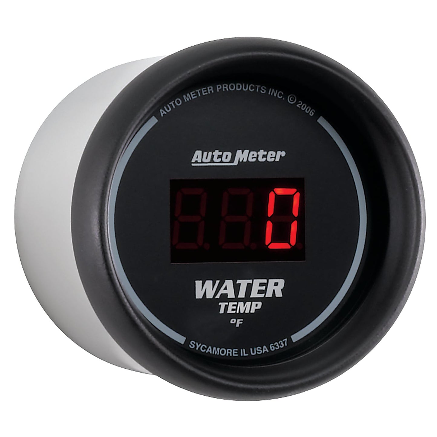 AutoMeter Black 0-300 F Digital Water Temp Gauge (6337)