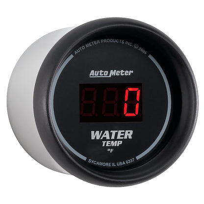 AutoMeter Black 0-300 F Digital Water Temp Gauge (6337)