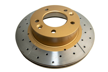 DBA Street Series Drilled & Slotted Front Rotor | Mazda RX-7 (86-92) 5 Lug (DBA636X)