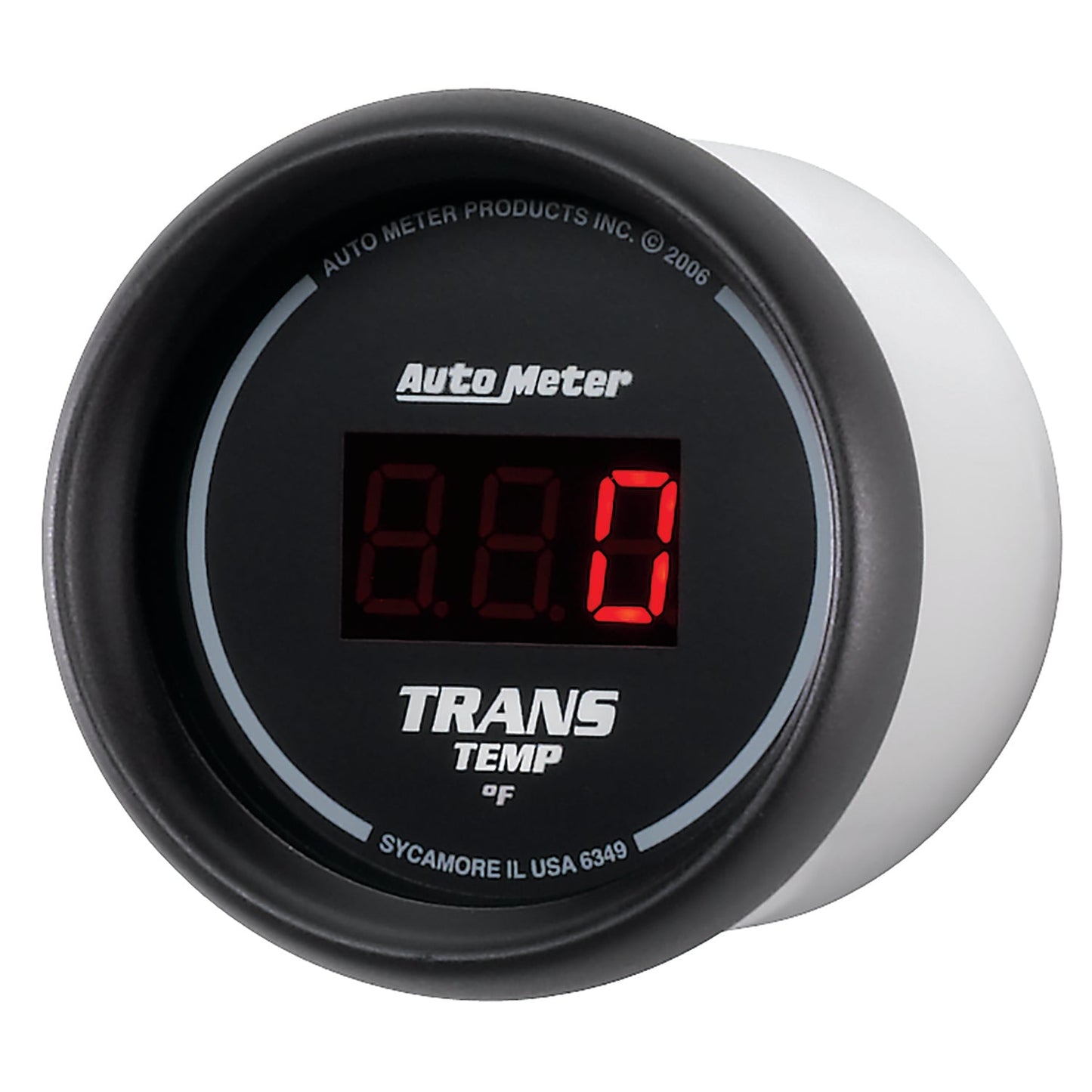 AutoMeter Z Series 52mm Black Digital 0-300 Deg F Transmission Temperature Gauge (6349)