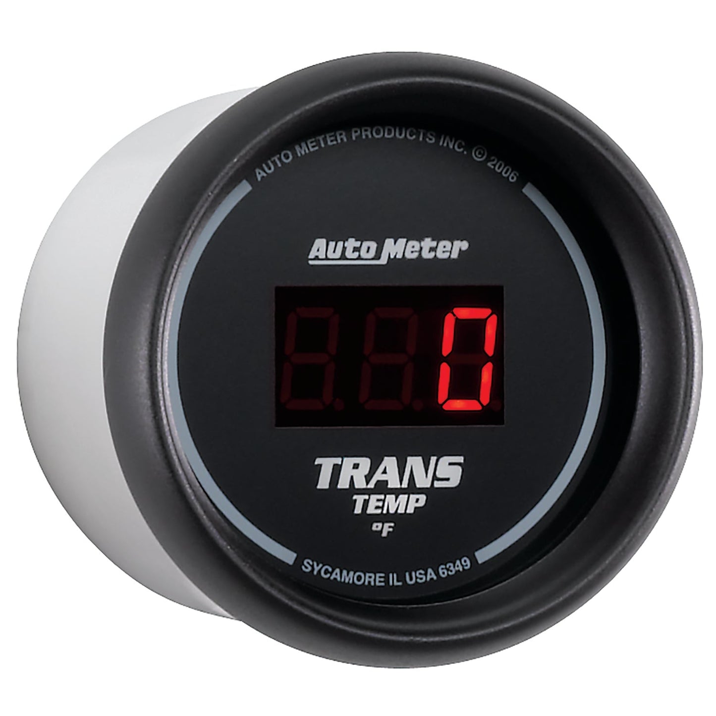 AutoMeter Z Series 52mm Black Digital 0-300 Deg F Transmission Temperature Gauge (6349)