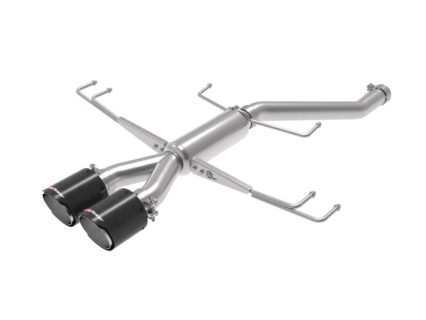 aFe Takeda 2.5in 304SS Axle-Back Exhaust System 17-19 Honda Civic Type R L4-2.0L (t)