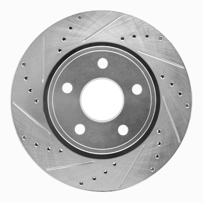 DFC Front Left D&S Silver Brake Rotor (FRONT): Jeep Grand Cherokee (05-10)