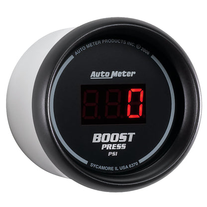 AutoMeter SportComp 52mm Digital 0-60 PSI Boost Gauge (6370)