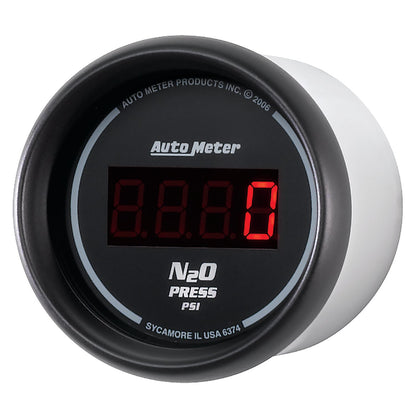 AutoMeter Z Series 52mm Digital 0-1600 PSI Nitrous Pressure Gauge (6374)
