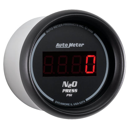 AutoMeter Z Series 52mm Digital 0-1600 PSI Nitrous Pressure Gauge (6374)