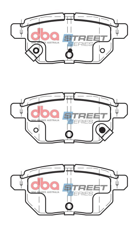 DBA Street Series Rear Brake Pads | Lexus CT200h (11-16) (DB1786SS)