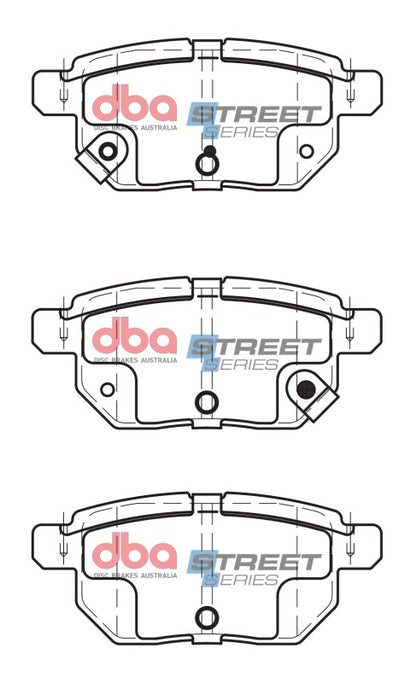 DBA Street Series Rear Brake Pads | Lexus CT200h (11-16) (DB1786SS)