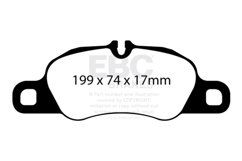 EBC DP52057NDX fits Porsche  12-16 Boxster 2.7L Blue stuff Front Brake Pads