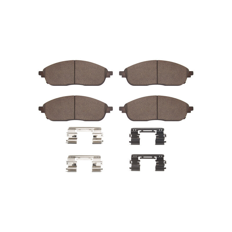 DFC Front Advanced Ceramic Brake Pads & Hardware Kit (FRONT): Jeep Grand Cherokee (21-25)