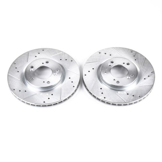 PowerStop Front D&S Rotors Pair | Honda S2000 (00-09) (JBR914XPR)