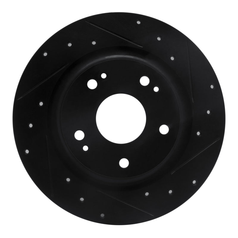 R1 Drilled & Slotted Brake Rotor | Honda Civic VIII/X/Type R (06-22) (ECB-59068R)