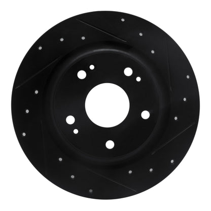 R1 Drilled & Slotted Brake Rotor | Honda Civic VIII/X/Type R (06-22) (ECB-59068R)