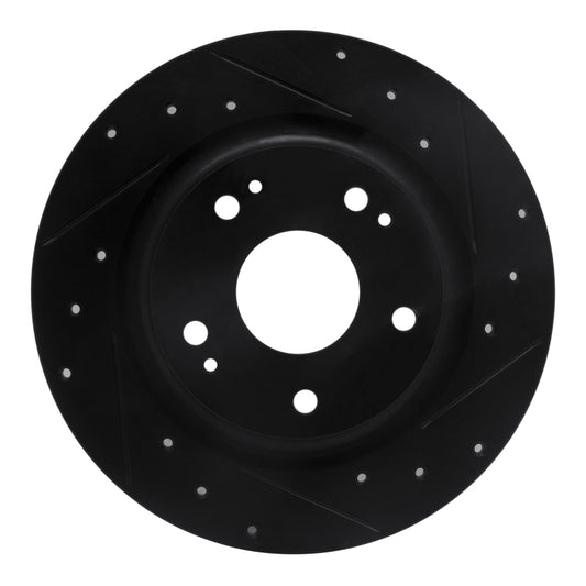 R1 Drilled & Slotted Brake Rotor | Honda Civic VIII/X/Type R (06-22) (ECB-59068R)