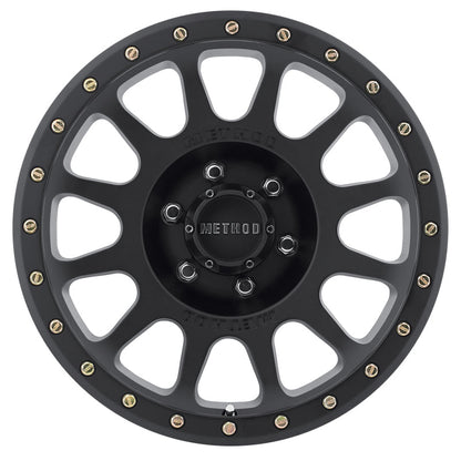 (set of 4) Method MR305 NV Matte Black | 18x9" +18mm | 6x135mm Wheel