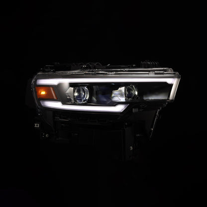 AlphaRex 880907 LUXX-Series LED Headlights 2025–2026 Ram 1500 Black TRX-Style