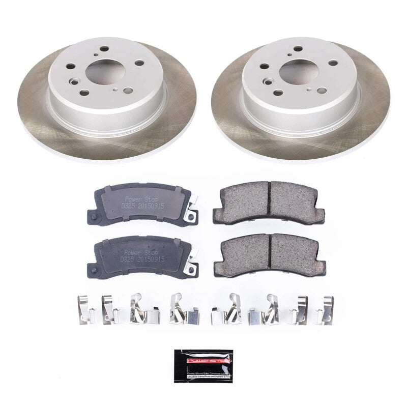 PowerStop 99-03 Lexus RX300 Rear Semi-Coated Rotor Kit (SC6784)
