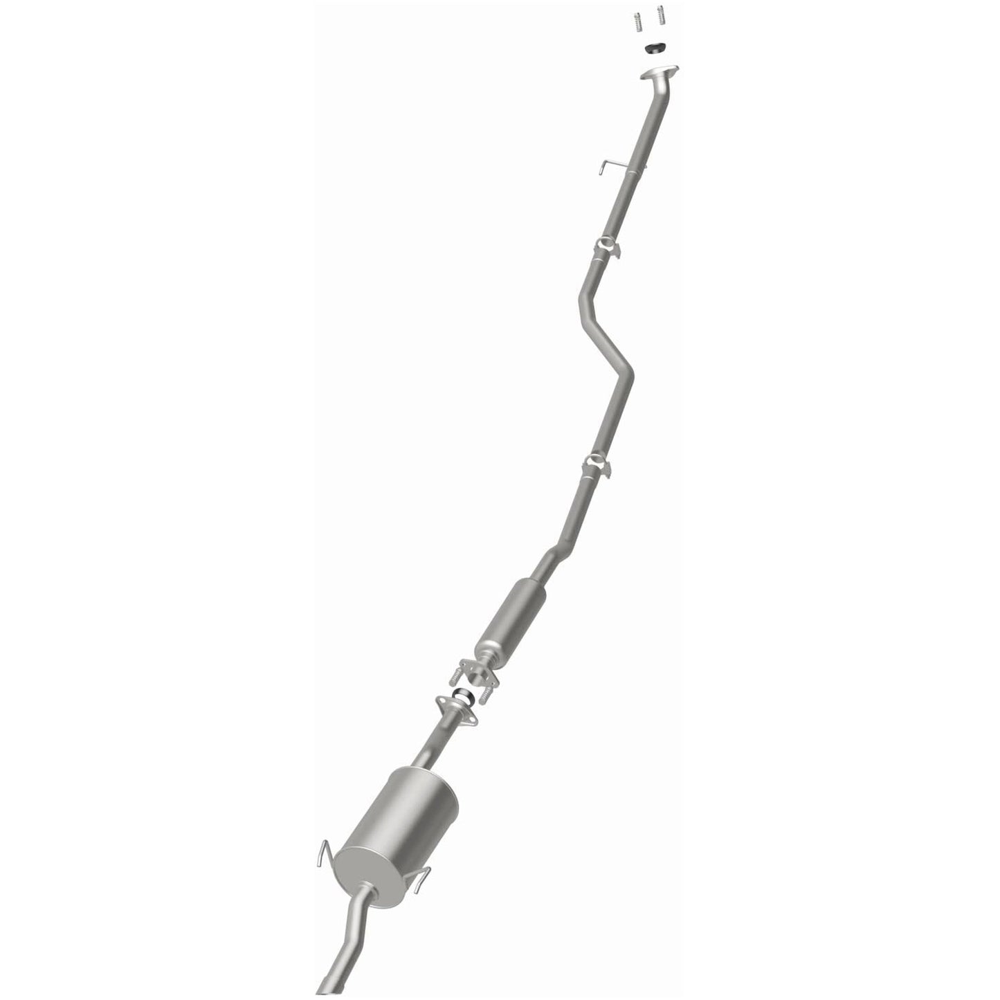 BRExhaust 2001-2005 Honda Civic 1.7L Direct-Fit Replacement Exhaust System