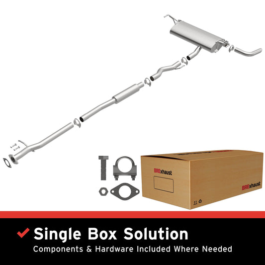 BRExhaust 2014-2018 Nissan Rogue 2.5L Direct-Fit Replacement Exhaust System