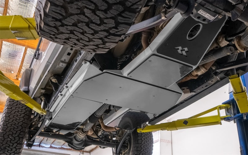 Rugged Ridge 18003.53 Exhaust & Gas-Tank Skid Plate for 2018-24 Jeep Wrangler JL