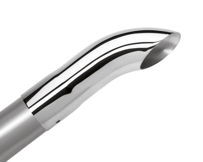 Borla SS 2.5in Single Round Turndown Exhaust Tip | Universal (20110)