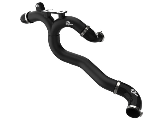 aFe 46-20808-B BladeRunner Aluminum Hot Charge Pipe Black For Genesis G70