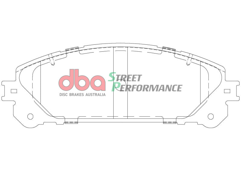 DBA Street Performance Front Brake Pads | Lexus NX200t (15-18) (DB2004SP)
