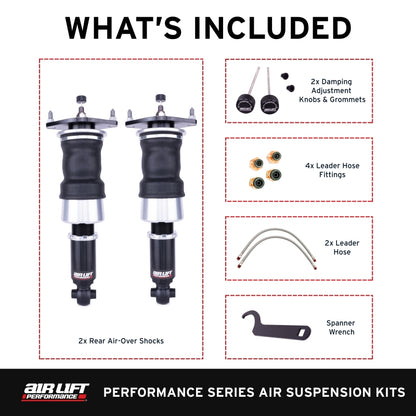 Air Lift Performance 12-25mm Rear Air Suspension Kit | Subaru BRZ / Toyota GT86 (12-20) (76506)