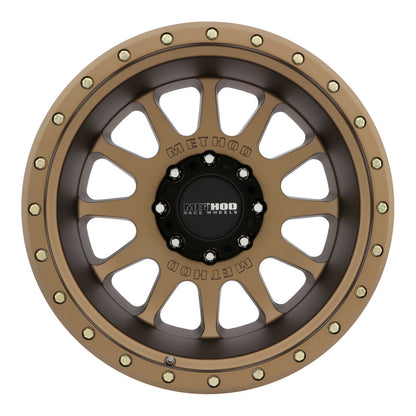 (set of 4) Method MR605 NV Bronze | 20x10" -24mm | 8x6.5in Wheel