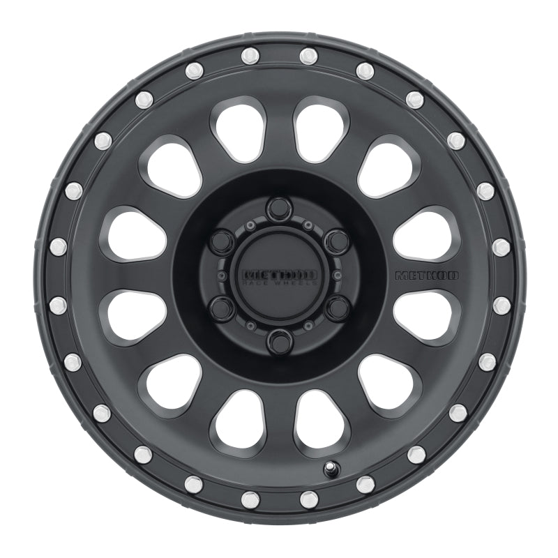 (set of 4) Method MR315 Matte Black | 17x9" -12mm | 6x5.5in Wheel