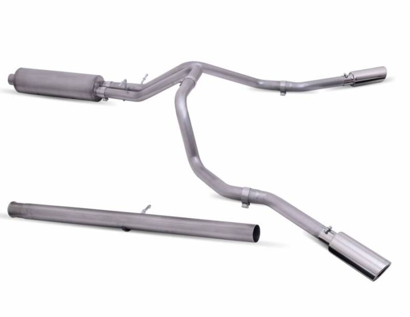 Gibson 5.3L Crew Cab Dual Extreme Cat-Back Exhaust | Chevrolet Silverado / GMC Sierra 1500 (19-23) (65712)