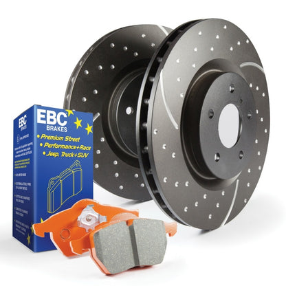 EBC S8KR1074 for S8 Kits Orangestuff And GD Rotors