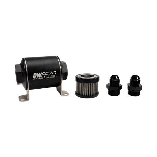Deatschwerks Universal 70mm 5 Micron Fuel Filter Kit (8-03-070-005K/-10/-38/-516/-6/-8)