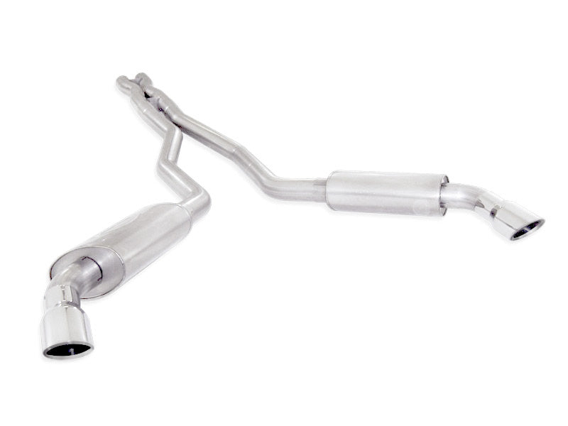 Stainless Works 3in Exhaust X-Pipe Chambered Turbo Mufflers Polished Tips | Camaro (10-15) 6.2L (CA10CBL)