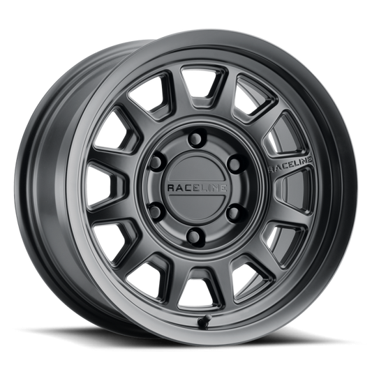Raceline 952 Aero Satin Black | 17x8.5" +0mm | 6x135mm Wheel