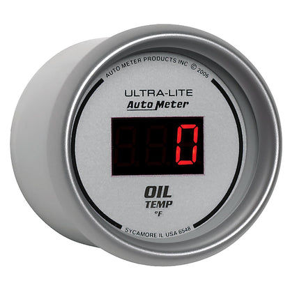 AutoMeter Ultra-Lite 52MM 0-340 Deg F Digital Oil Temperature (6548)