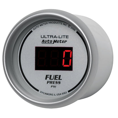 AutoMeter Ultra-Lite 52MM 5-100 PSI Digital Fuel Pressure Gauge (6563)