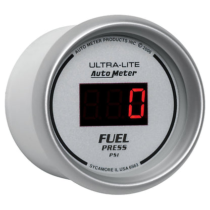 AutoMeter Ultra-Lite 52MM 5-100 PSI Digital Fuel Pressure Gauge (6563)