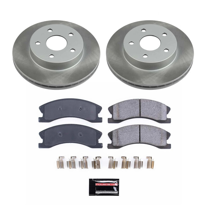 PowerStop 99-04 Jeep Grand Cherokee Front Semi-Coated Rotor Kit (SC2149)