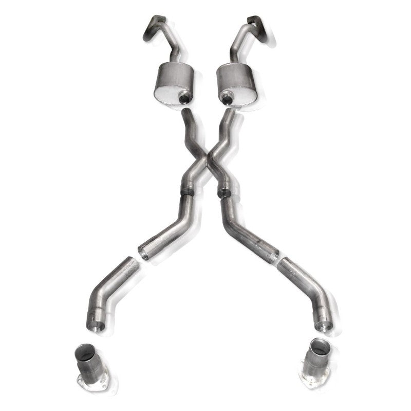 Stainless Works 2.5in Stainless Exhaust with X-Pipe | Chevrolet Camaro (67-69) (CA676925CSAR)