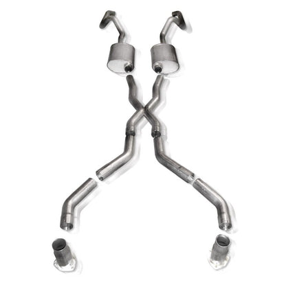 Stainless Works 2.5in Stainless Exhaust with X-Pipe | Chevrolet Camaro (67-69) (CA676925CSAR)