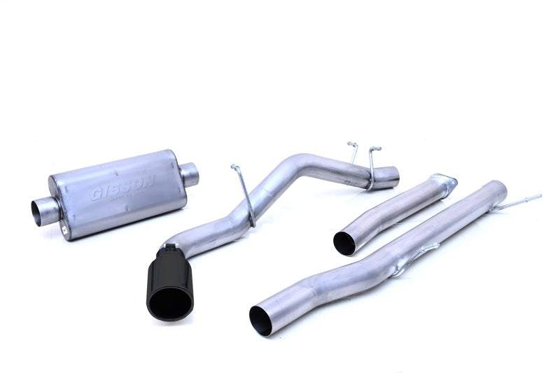 Gibson Black Elite Cat-Back Exhaust | Chevrolet Colorado / GMC Canyon 2.7L Crew Cab Short Bed (${sku})