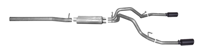 Gibson 3.5in/2.25in Dual Split Exhaust | Cadillac Escalade ESV Base (14-19) (65677B)