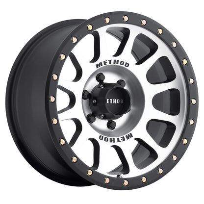 Method MR305 NV Machined - Matte Black Lip | 18x9" +18mm | 6x135mm Wheel