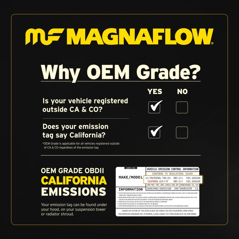 Magnaflow 280592 Direct Fit Catalytic Converter For Hyundai Palisade 20+ FWD