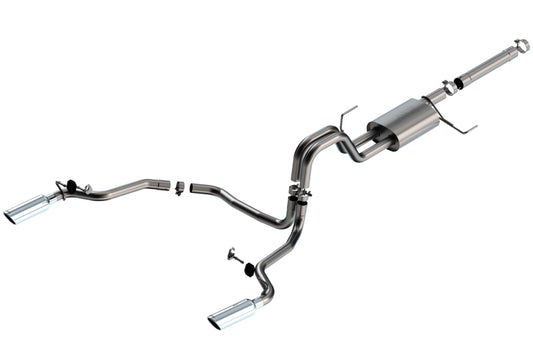 Borla 3in S-Type Cat-Back Exhaust | Ford F-150 Powerboost 3.5L V6 2WD & 4WD (21-22) (140903)