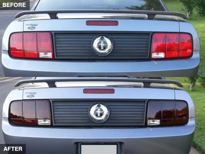 Raxiom 05-09 Ford Mustang Smoked Tail Lights Blk Housing (49066)