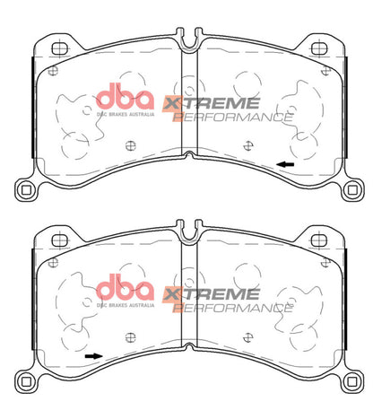 DBA Front XP Performance Brake Pads w/400mm Front Rotor | Audi e-tron Quattro (19-21) (DB15118XP)