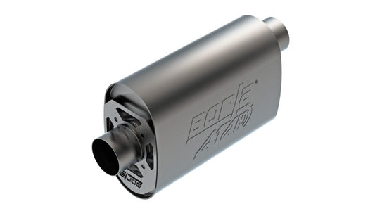 Borla CrateMuffler LS3 3in Offset/Center Oval 14x4.35x9.10in ATAK | Chevrolet LS3 (400958)